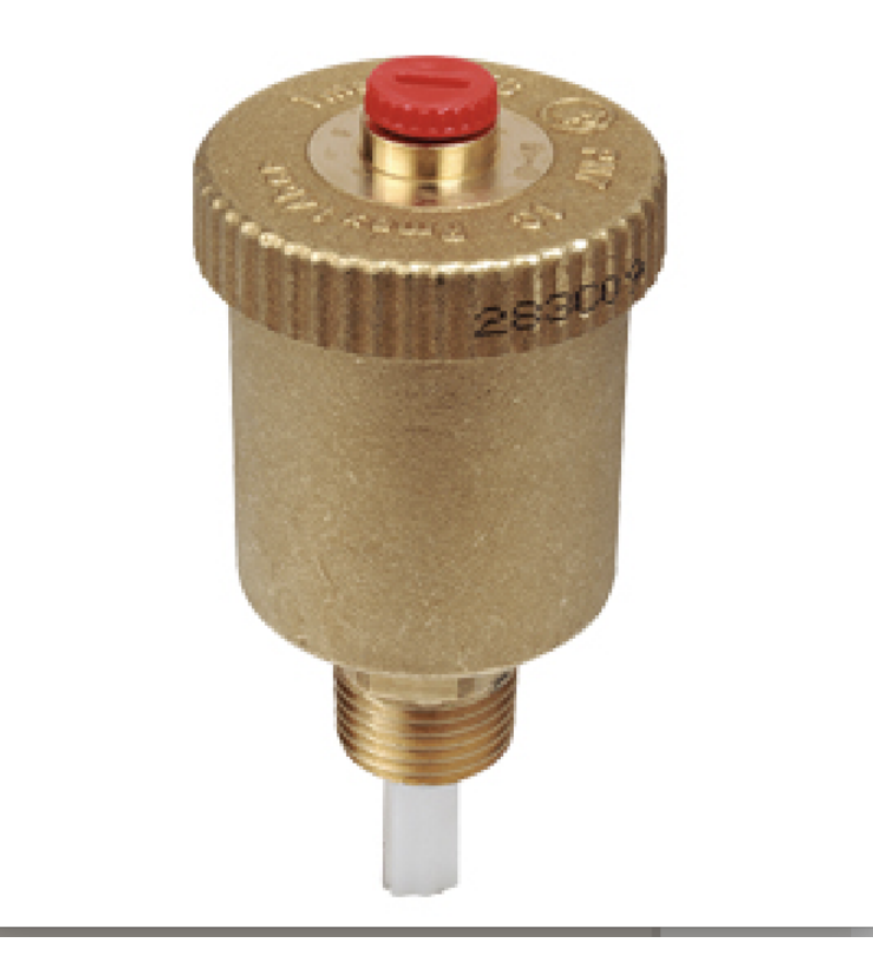 Automatic air vent valve with shut-off valve complete with R160 Giacomini R99I