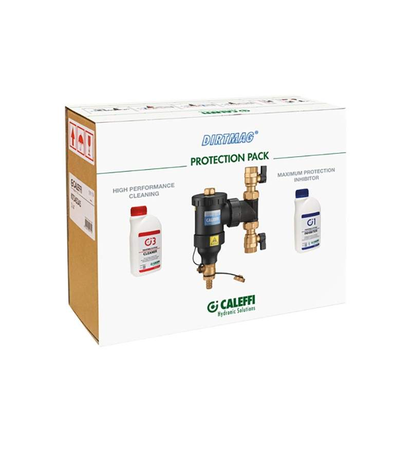Protection pack kit with Caleffi CBN5453 dirt separator