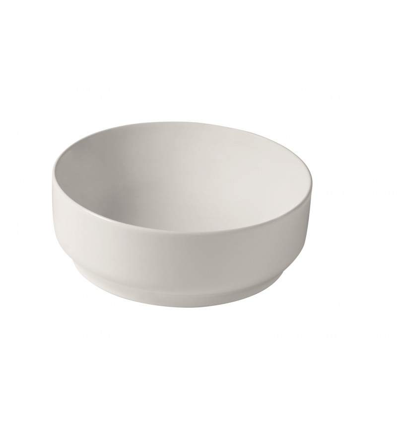 Round countertop washbasin Ø 42 cm in glossy white Hidra Giò Evo G42E