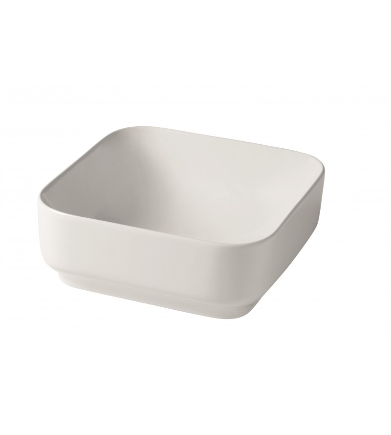 Countertop washbasin in glossy white 40x40x15 cm Hidra Giò Evo G43E
