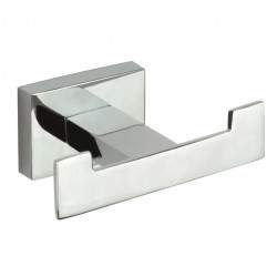 Double robe hook in chrome...