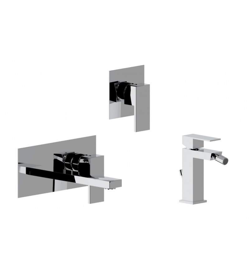 Complete set of built-in shower mixer, washbasin and bidet Ercos Italia R KITITALIAR6