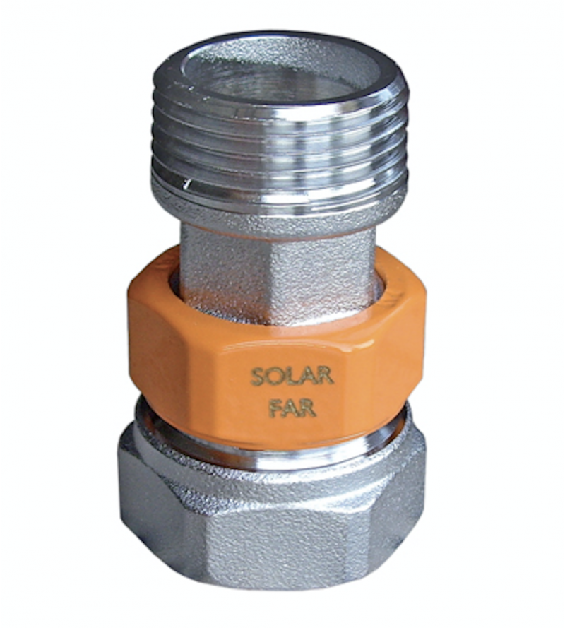 SOLARFAR - conexión de 3 piezas para sistemas solares FAR 5152