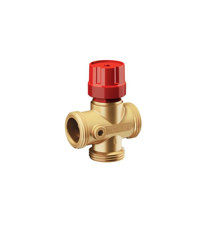 3-way brass thermo-electric piston valve FAR 3094