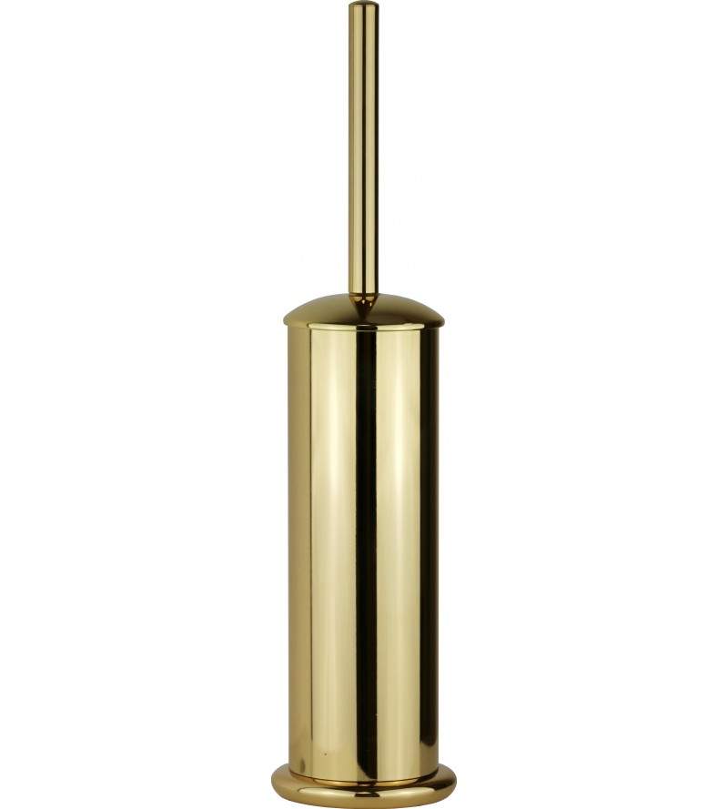 Standing toilet brush holder in gold color Capannoli X14 RR