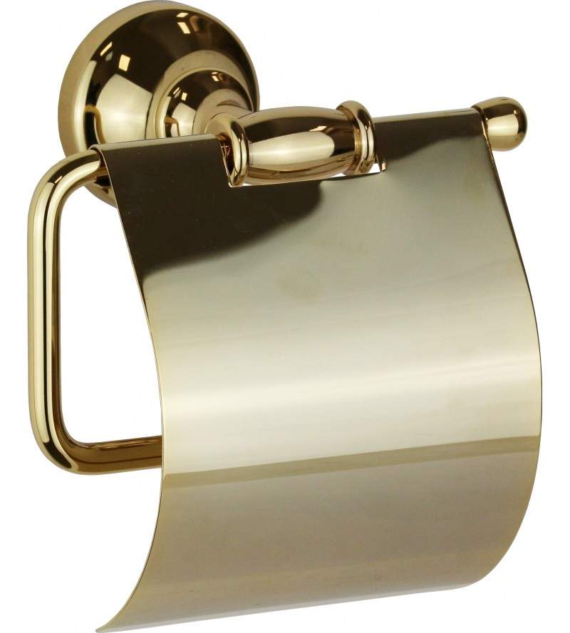 Porte-balai de toilette couleur or Capannoli X14 RR
