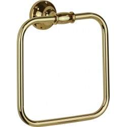 Towel ring in gold color...