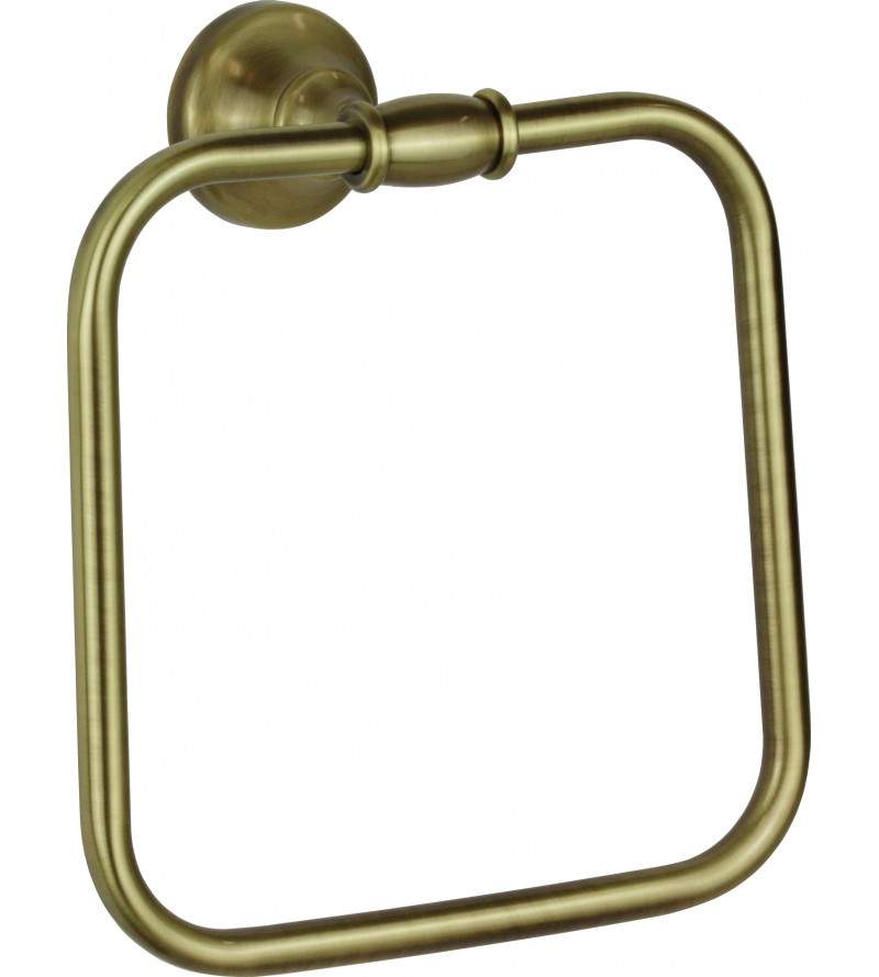 Porta asciugamani ad anello in ottone colore bronzo Capannoli Serie900 910 ZZ