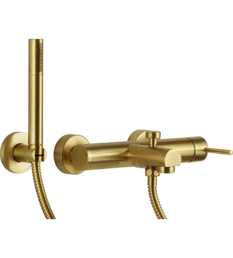 Mezclador de baño externo de oro cepillado Gattoni Easy 2201/22SG
