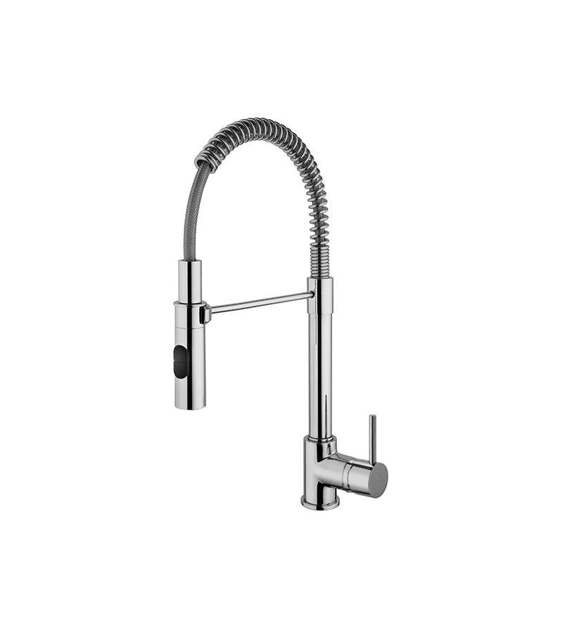 Kitchen sink mixer with adjustable magnetic rod Paini Cox 78CR555