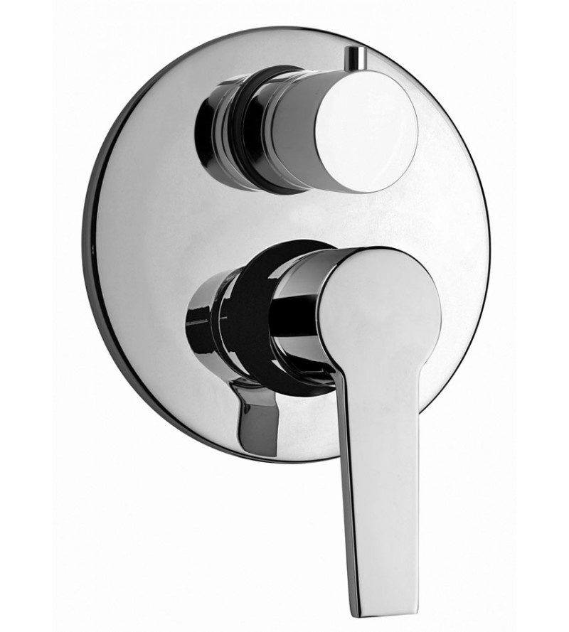 Built-in shower mixer with rotary diverter Paini Le Mans 90CR6911