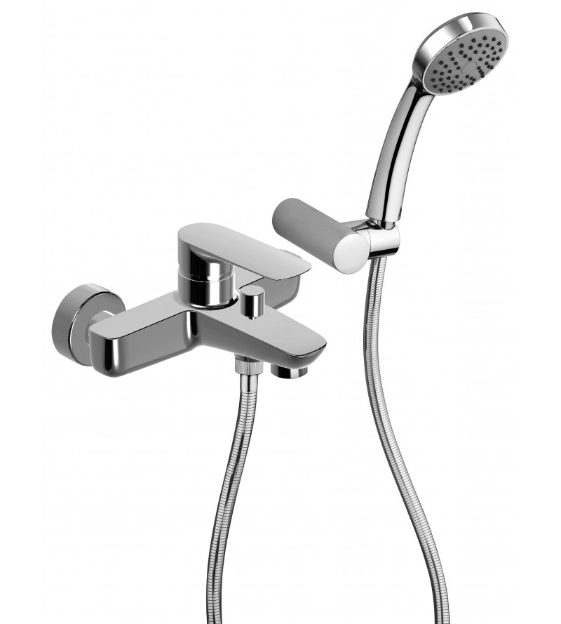Mezclador de baño externo con kit de ducha ajustable Paini Nove 09CR105