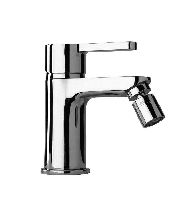 Bidet mixer in chrome color without waste Paini Arena 92CR304