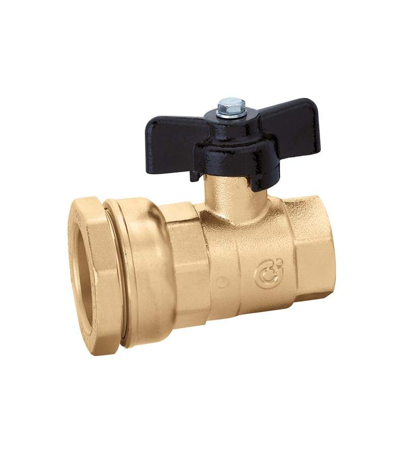 DECA - Fitting with ball valve for polyethylene pipes Caleffi 871