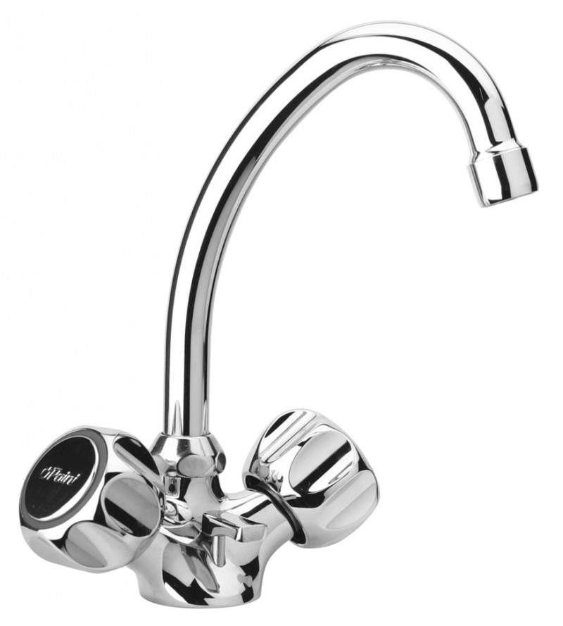 Basin mixer with adjustable spout and pop-up waste 1"1/4 Paini Arno 37CR250