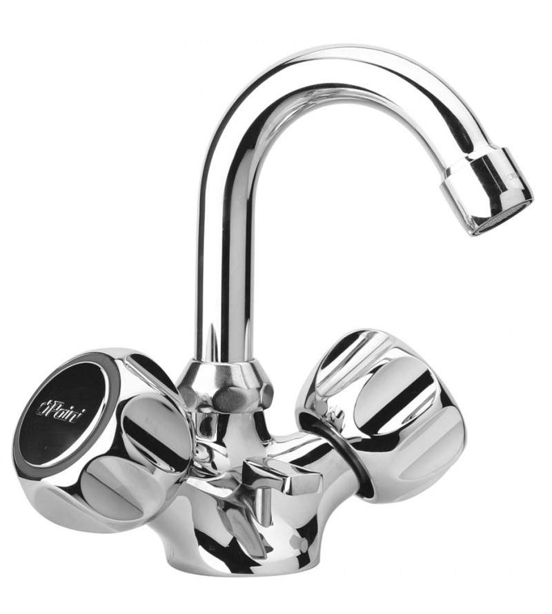 Bidet tap with curved and adjustable spout Paini Arno 37CR251