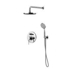 Complete shower set with 9l...
