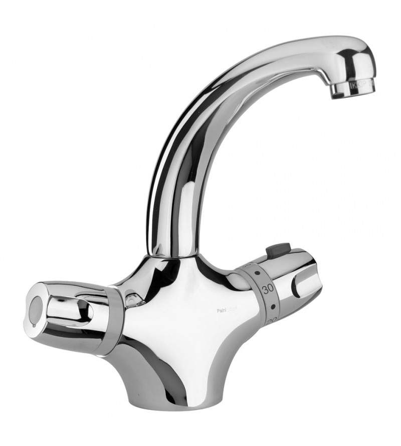 Thermostatic basin mixer with adjustable spout Paini 2T 2TCR256TH