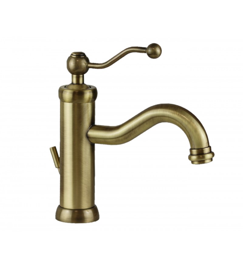 Basin mixer in bronze color with long spout Paini Duomo 88F3211