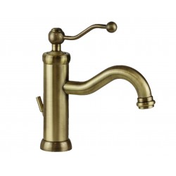 Basin mixer in bronze color...