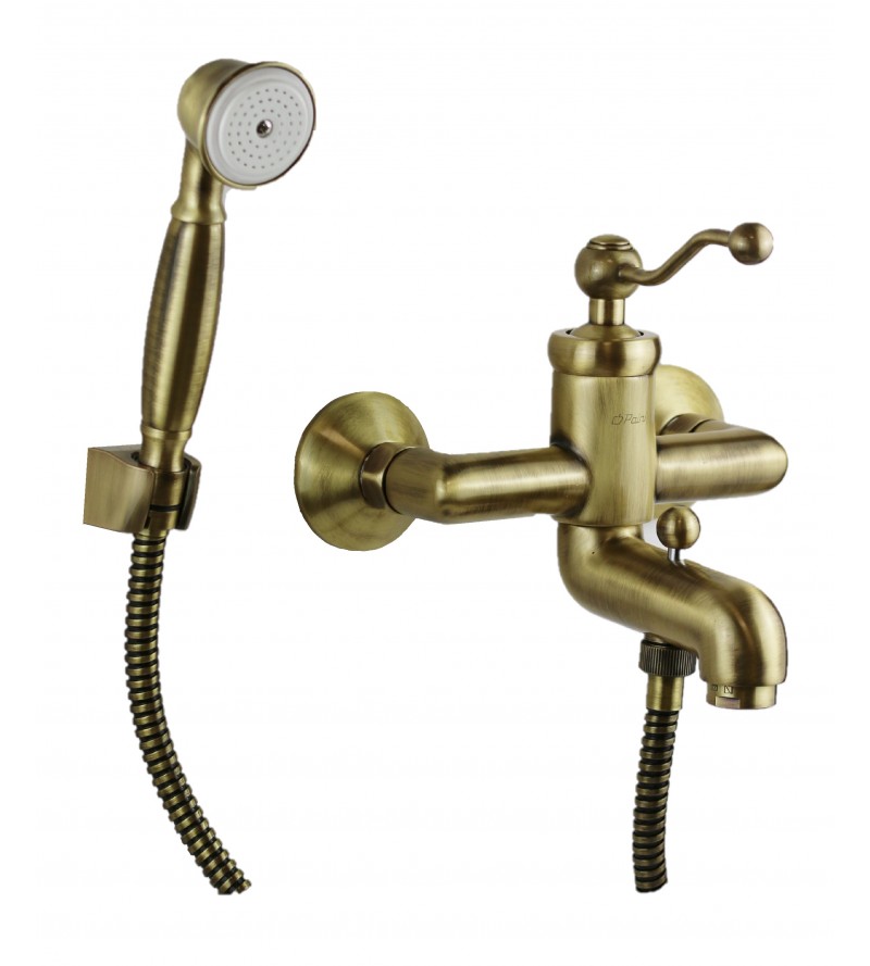 External bath mixer in bronze color Paini Duomo 88F3100