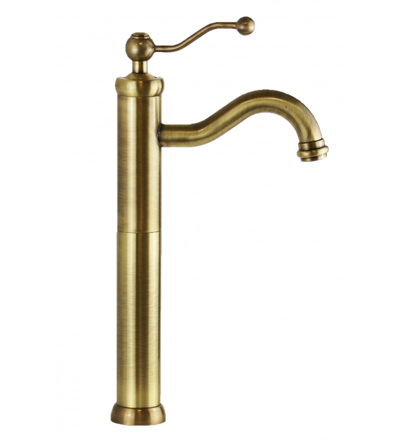 Mezclador lavabo 351 mm alto color bronce Paini Duomo 88F3211LLSR