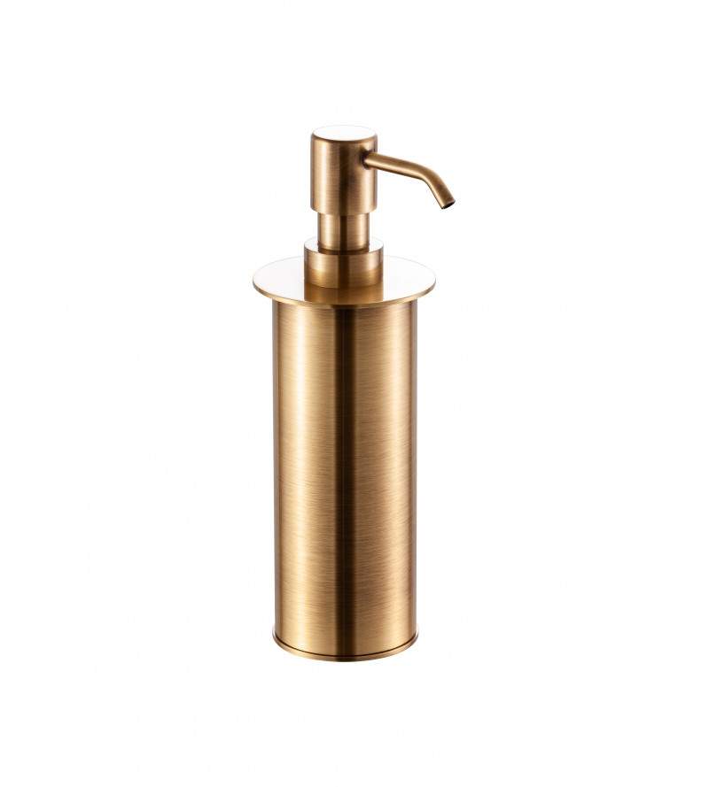 Liquid soap dispenser in bronze color Pollini Round AC0MDI003OA