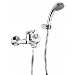 Exposed bath mixer with...