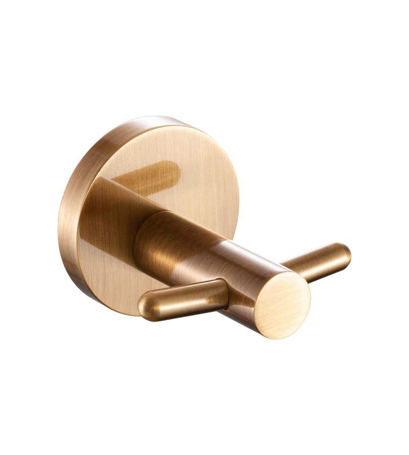 Towel hook in bronze color Pollini Round AC0MGA003OA