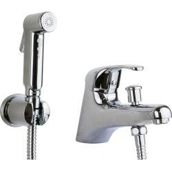 Washbasin mixer with on-off...