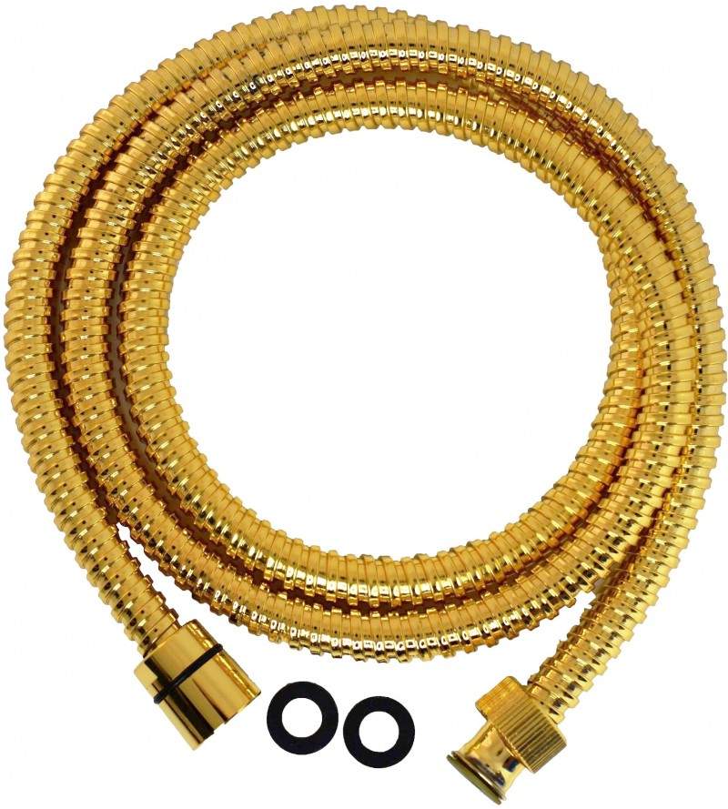 Brass shower hose 150 cm gold color Sphera FLD155801DO