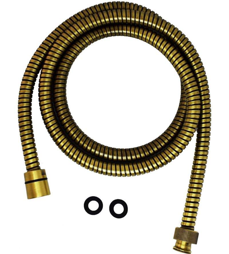 Brass shower hose 150 cm bronze color Sphera FLD155801OA