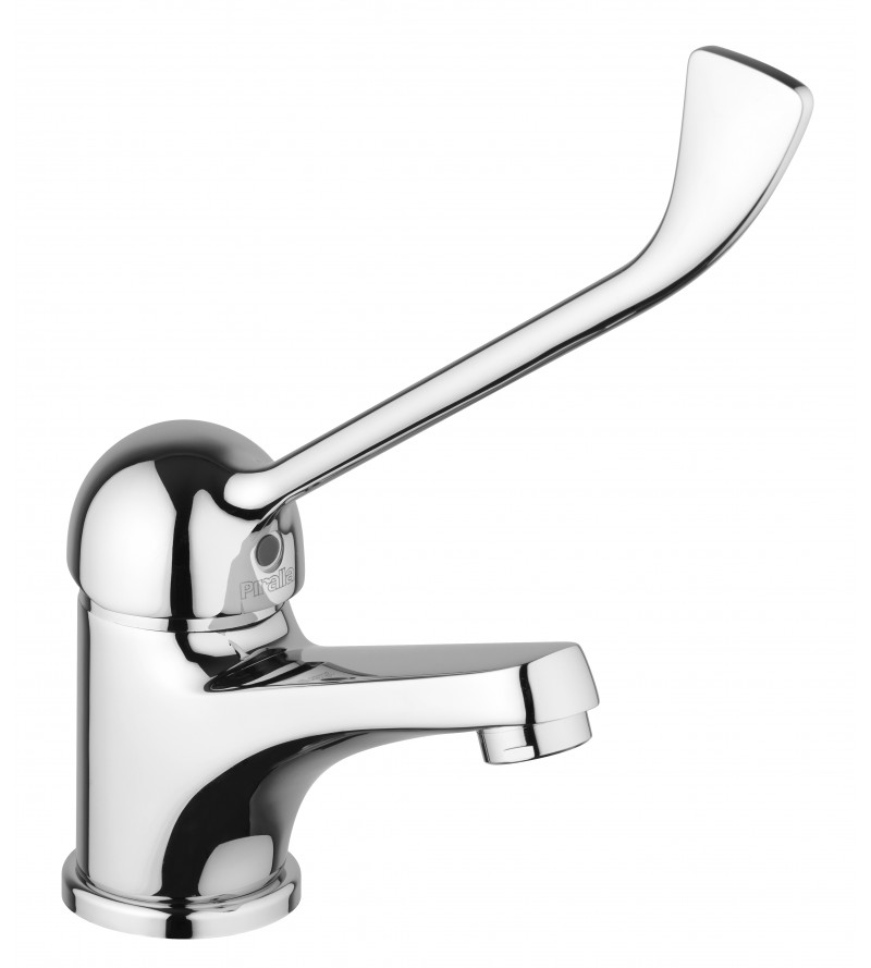 Basin mixer with clinical lever and 1"1/4 pop-up waste Piralla 0RE00088C21