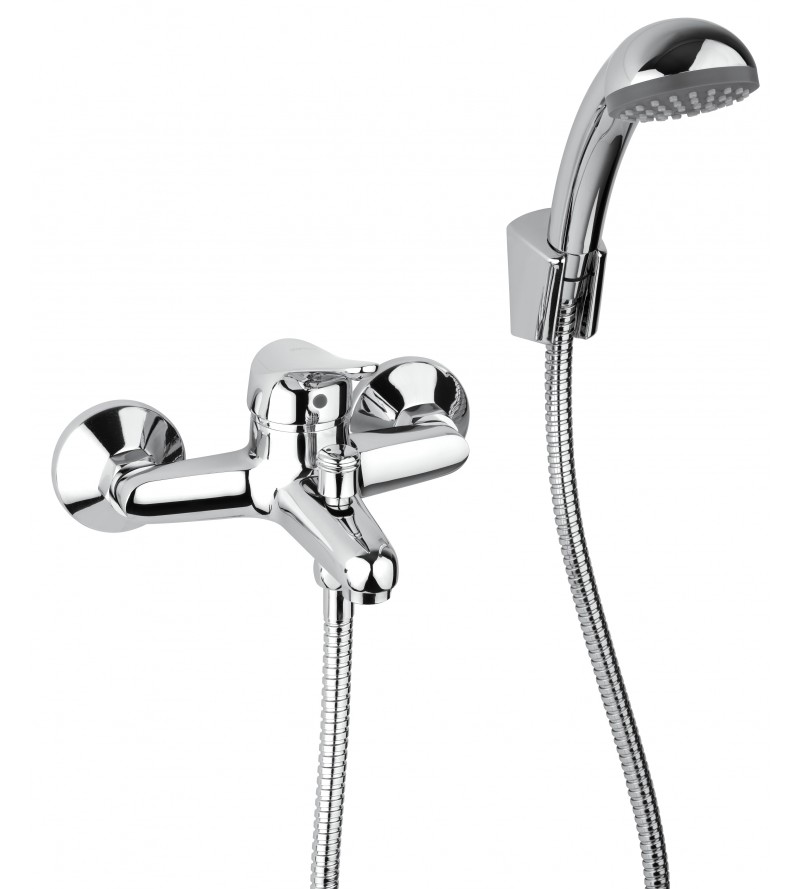 Exposed bath mixer with shower set Piralla Ariel 0RE00002A21