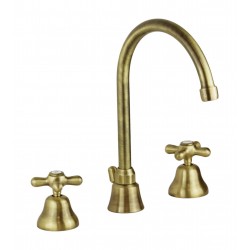 3-hole basin tap with high...