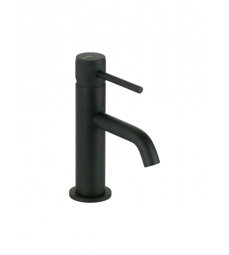 Miscelatore lavabo colore nero opaco con maniglia lusso Gattoni BETA 2482/24NO