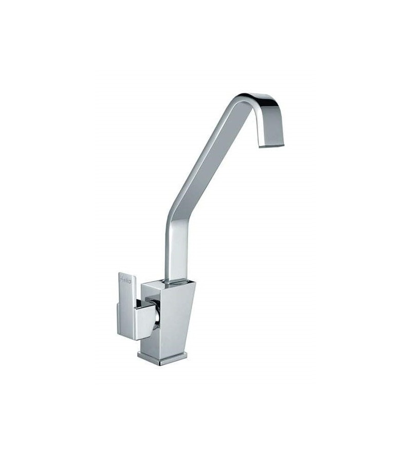 Kitchen sink mixer with high adjustable spout suitable for campers and boats Elka Slide 9010.01