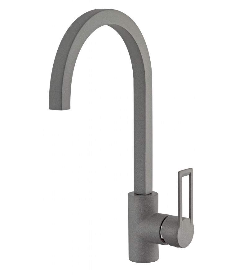 Traditional kitchen sink mixer in concrete gray color Icrolla PELLA 7473.48