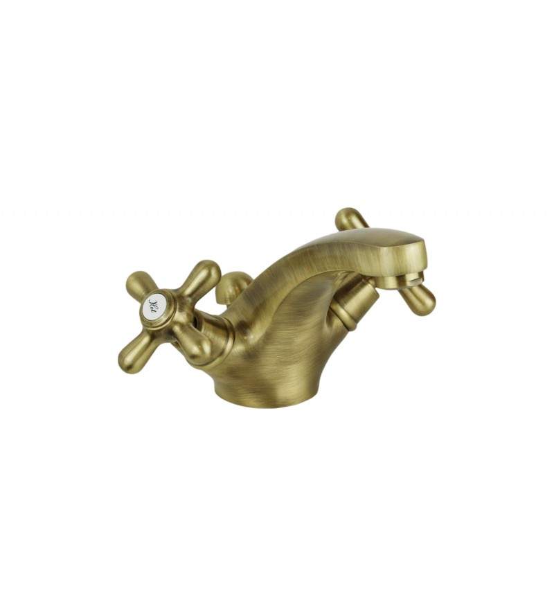 Rubinetto per lavabo doppia leva in colore bronzo Gattoni Calypso 5911/REV0