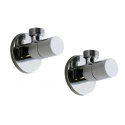 Pair of chrome taps for...