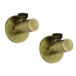 Pair of bronze taps for...