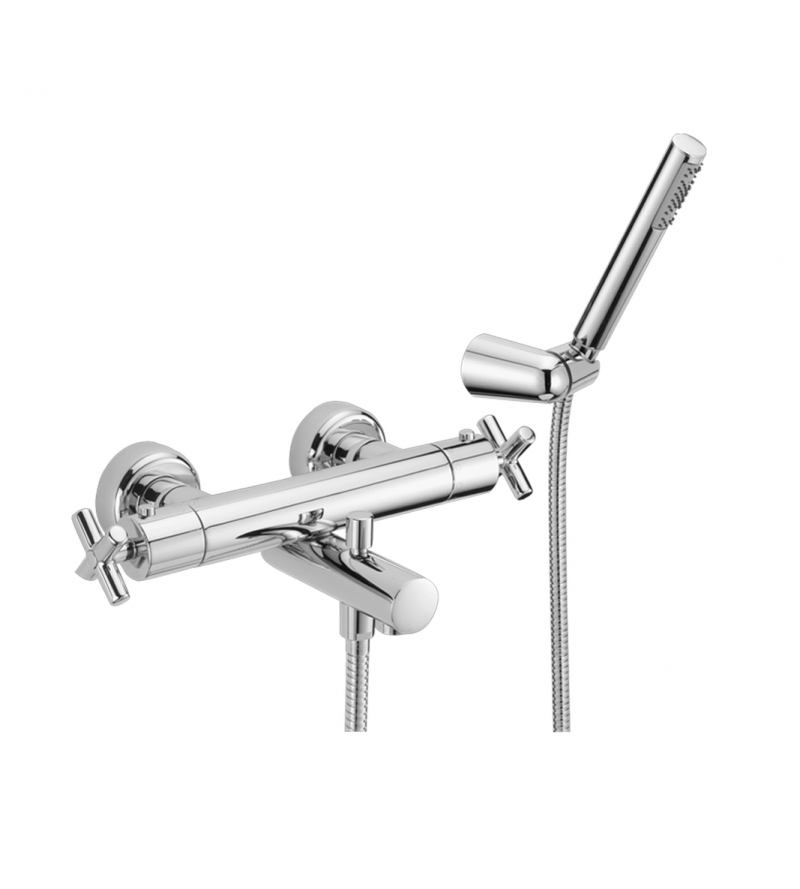 Thermostatic bath mixer with cross handles Huber Suite SUD2701021