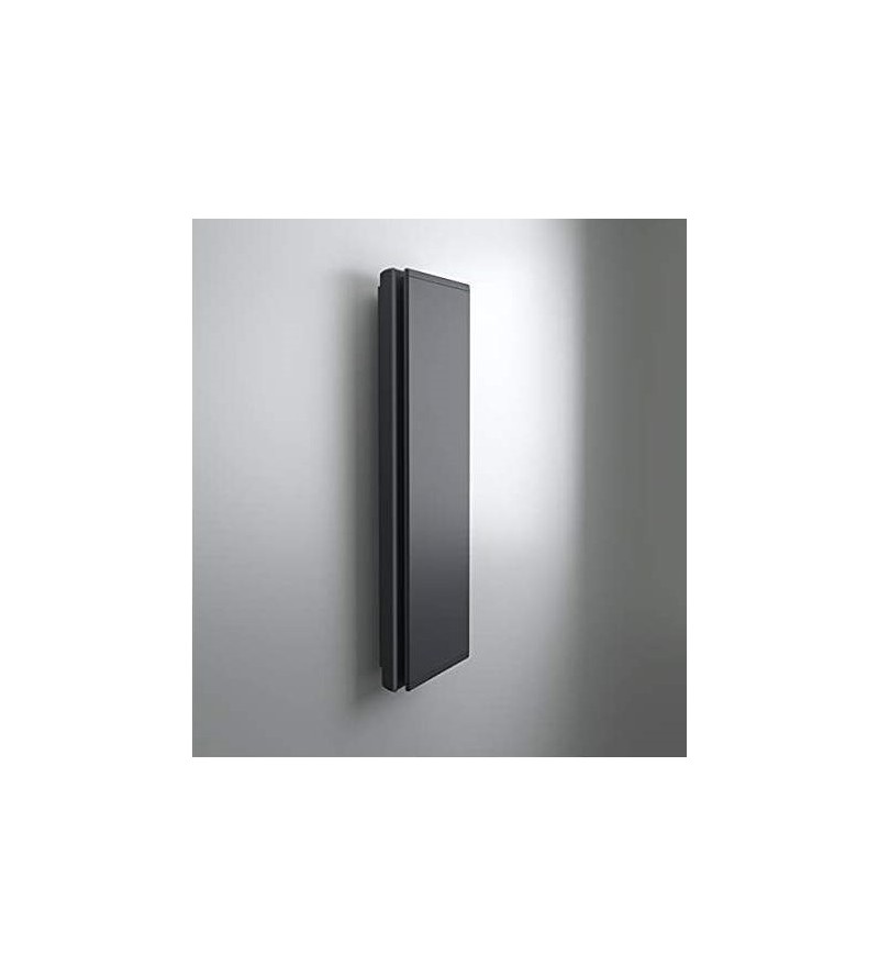 WI-FI Vertical electric radiator with led light 110x45 cm anthracite grey Radialight ICON ICO10112
