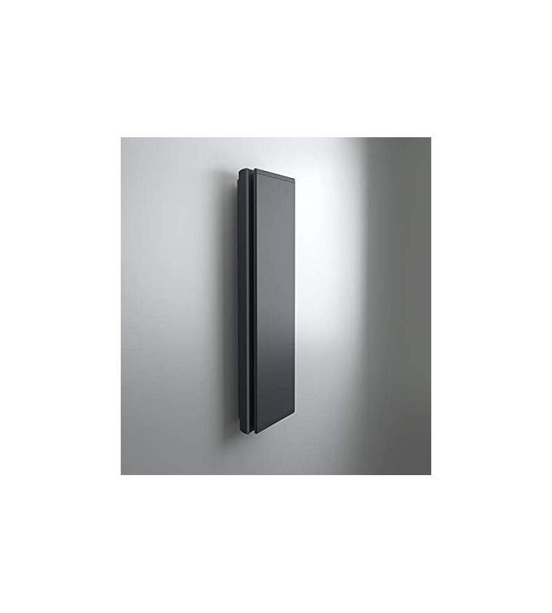 WI-FI Vertical electric radiator with led light 150x45 cm anthracite grey Radialight ICON ICO15112