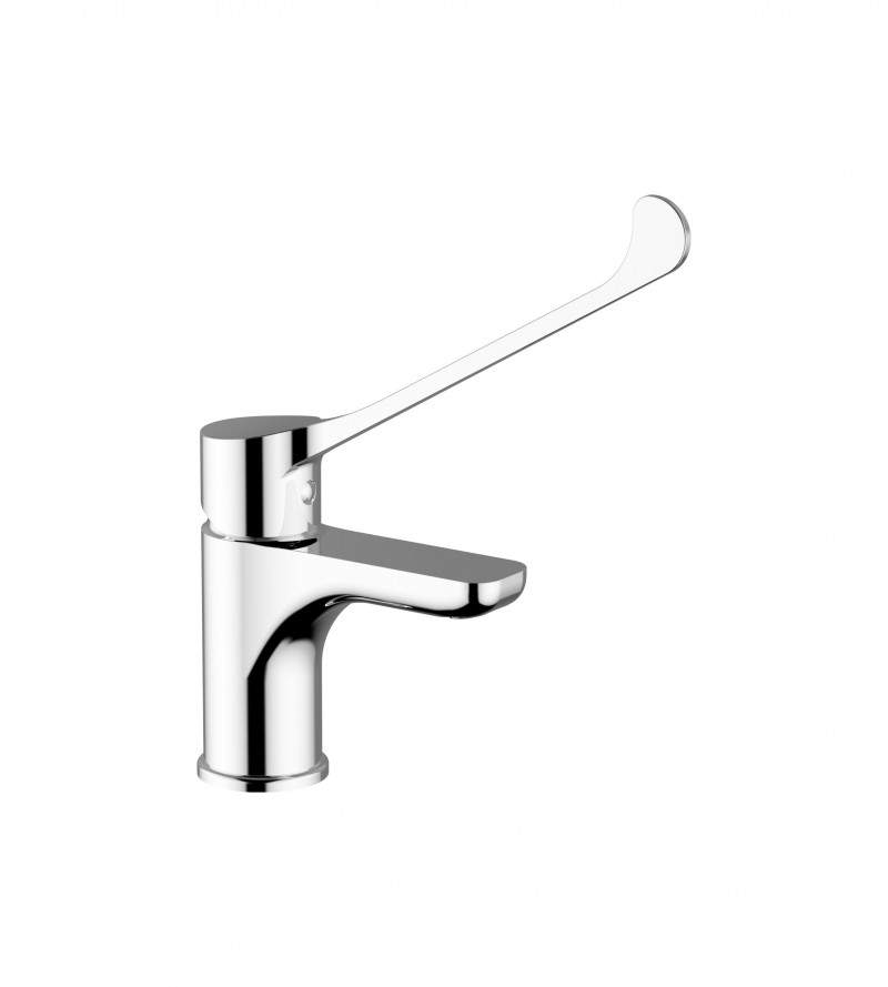 Basin mixer with clinical lever and 1"1/4 waste Teorema Goodlife 86303