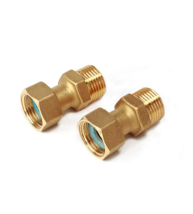 Tail pieces male threaded for R274N six-way zone valves Giacomini P15M