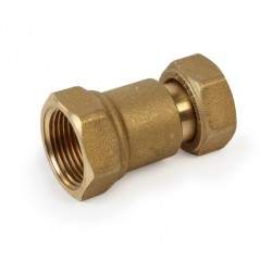 Adjustable fitting with nut...