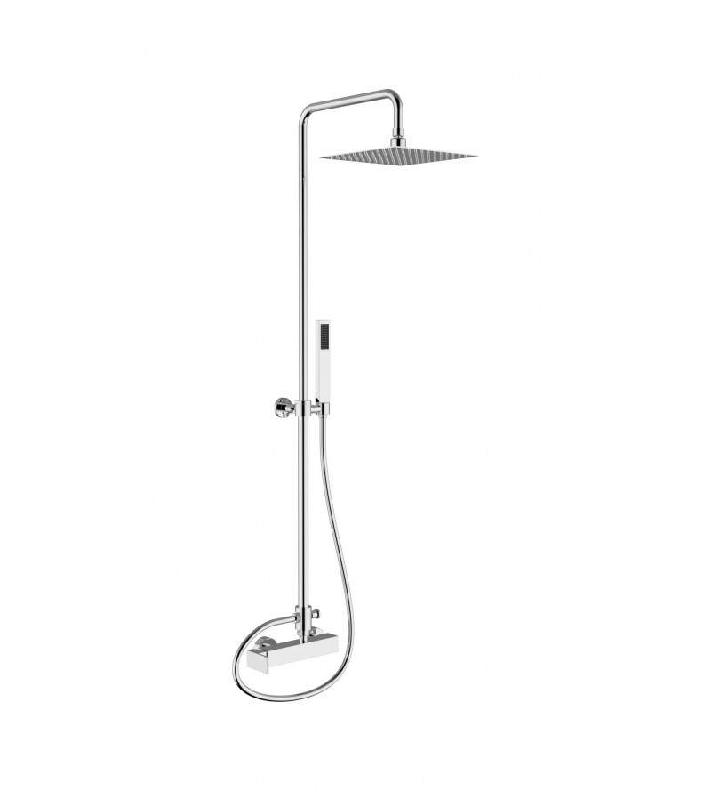 Square model shower column with mechanical mixer Teorema 15271