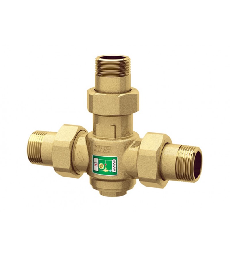 Anti-condensation valve for solid fuel heat generators FAR 3966