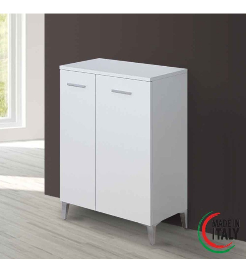 White wardrobe or shoe cabinet 60 cm Feridras Stella 799041